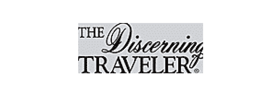 Logo of "The Discerning Traveler."